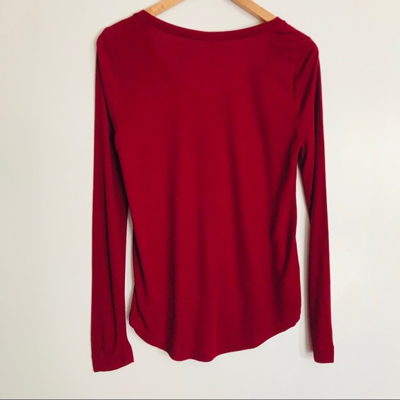 Loft | Long sleeve tee v neck - Picture 3 of 9